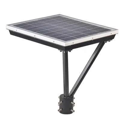 50W led solar post top lights 7500lm