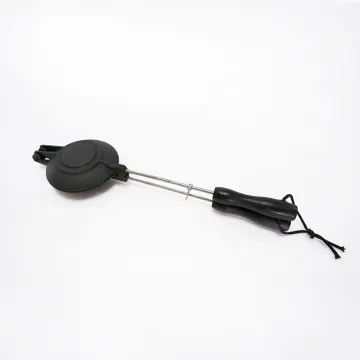 Outdoor Camping Cooking Cast iron Round Pie Maker