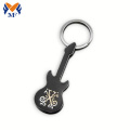 Metal custom mini guitar shape keychain