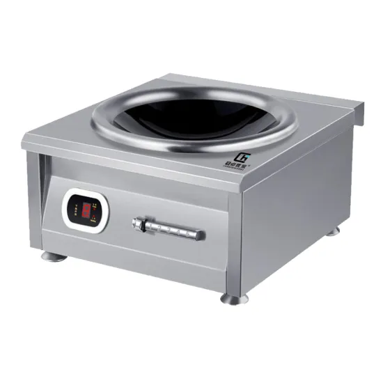 Commercial 8000W 380V Stainless Steel Single Burner Induction Cooker for Wok