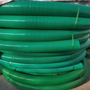 Fleixble Ribbed Reinforced PVC Helix Spiral Corrugated Suction Pipe Hose