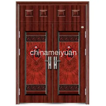 entrance door with non-standard door