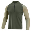 Mens Zip Pullover Shirts Long Sleeve