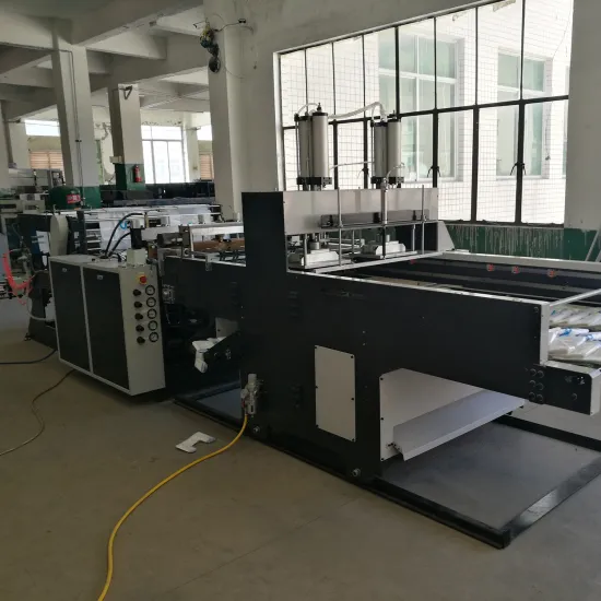 High-Speed Single-Line Bag Forming Machine for Plastic T-Shirt Bags with High Productivity