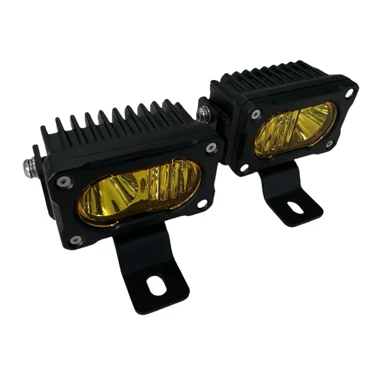 20W A-Pillar Amber LED Pod Light Kit for Wrangler JL/Gladiator JT