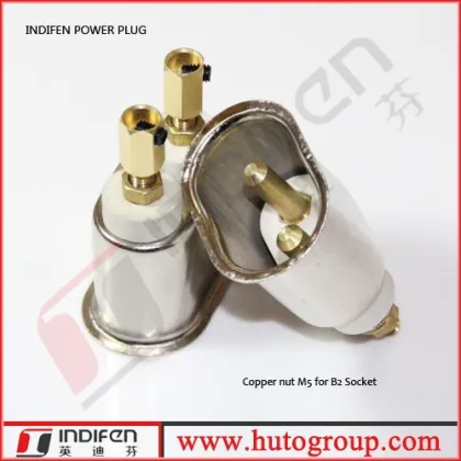 INDIFEN B2 3 pin socket electrical socket power socket ceramic electrical socket