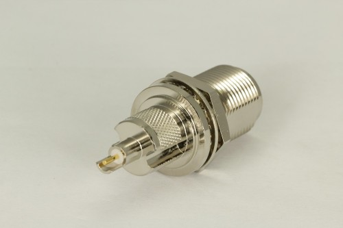 N Type bulkhead Coax Connector frequency range dimensions