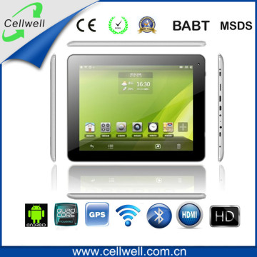 Allwinner A31s Quad Core Dual Cameras WiFi 9.7inch MID Tablet PC (M978)