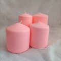 Best Price Pink Colorful Pillar Candles Paraffin Wax