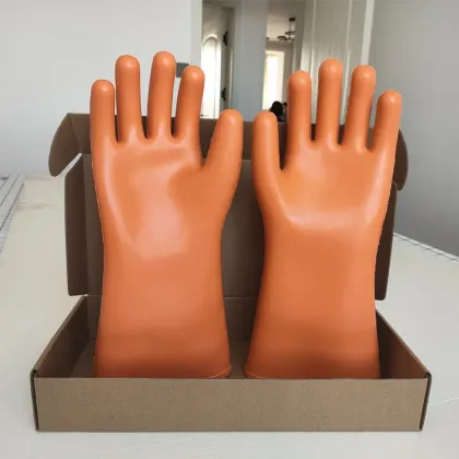 Men's 40KV Rubber Insulated Electrical Protective Work Gloves
