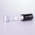 Black Lotion Bottle With silver Cap