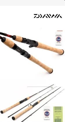 Original Daiwa 1.68m to 2.13m 2 Sections Fuji Accessories Crossfire MX Casting Spinning Rod