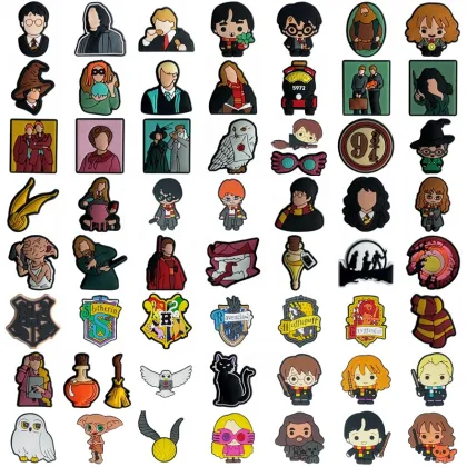 Factory Direct Wholesale: PVC Shoes with Harry Potter Series Charms