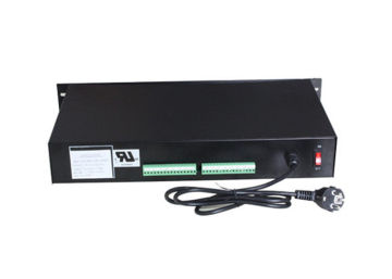 16 Ch Ce Rack Mount Cctv Power Supply For Cctv Cameras , 240w 10a