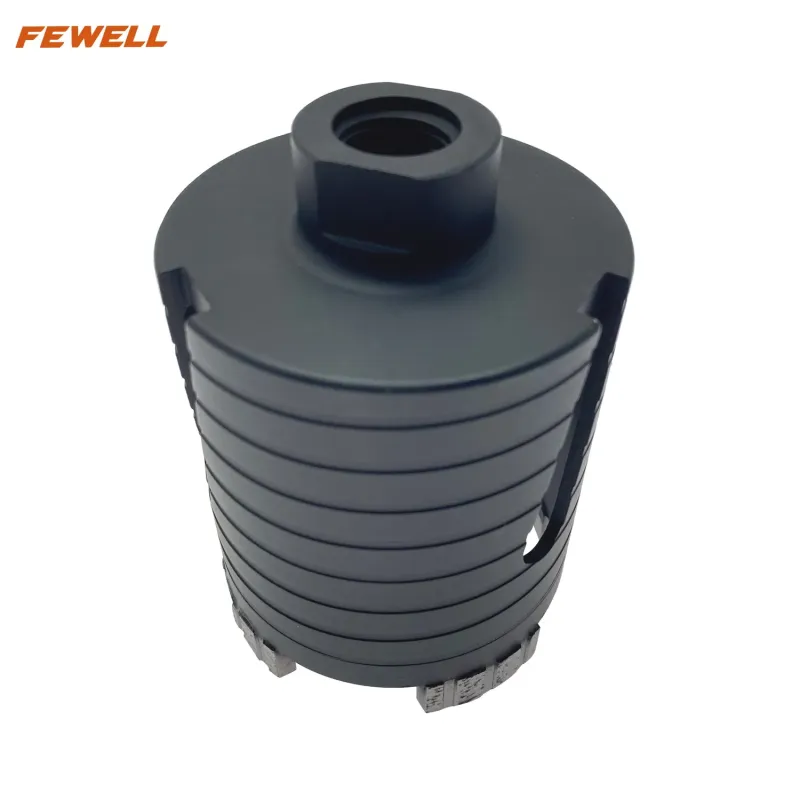 Hot Sale Silver Brazed Diamond Core Drill Bit for Dry Drilling in Reinforced Concrete
