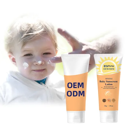 Private Label Kids SPF 40+ Sunscreen Lotion - 100% Premium Mineral Sun Protection Cream