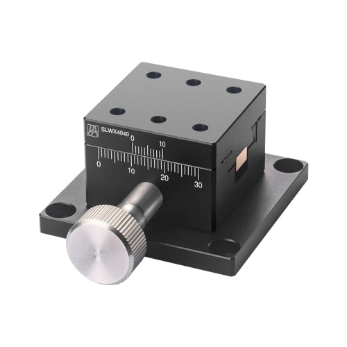 Εγχειρίδιο από κράμα αλουμινίου X-Axis Dovetail Groove Stage 40mm