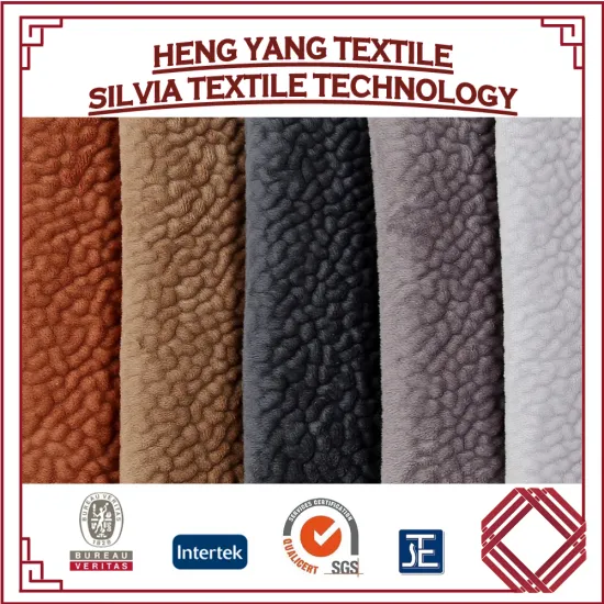 Polyester Bonding Heavy Crepe Upholstery Sofa Fabric