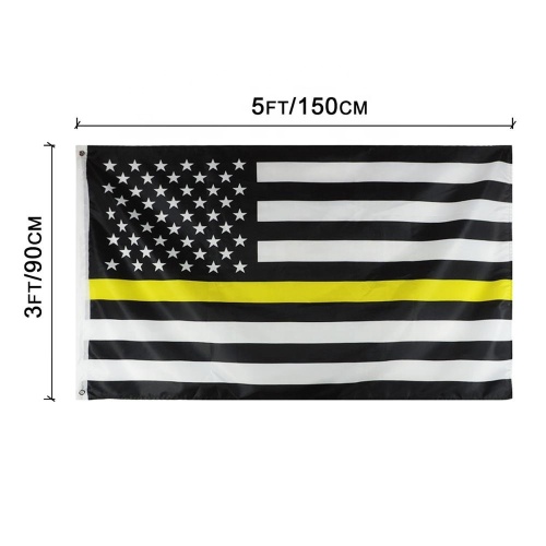 USA America flag with brass grommets