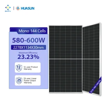 Huasun HS-182-B144DS Solar Panels: High-Power Bifacial HJT Half Cell Modules