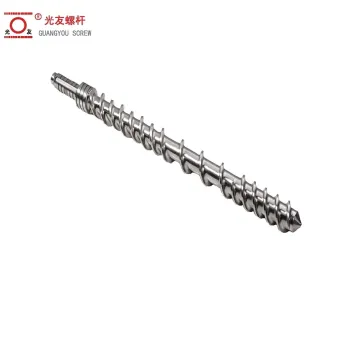 Duplex Stainless Rubber Cold Feed Extruder Screw