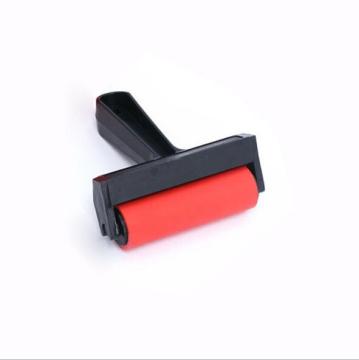 Professional 10cm Rubber Brayer Roller for Crafting, Printmaking, Stamping & Gluing: Ideal Tool for Artists and Craft Enthusiasts