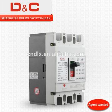 [D&C]shanghai delixi DCM1-225L 4 pole circuit breakers/mcb/mccb