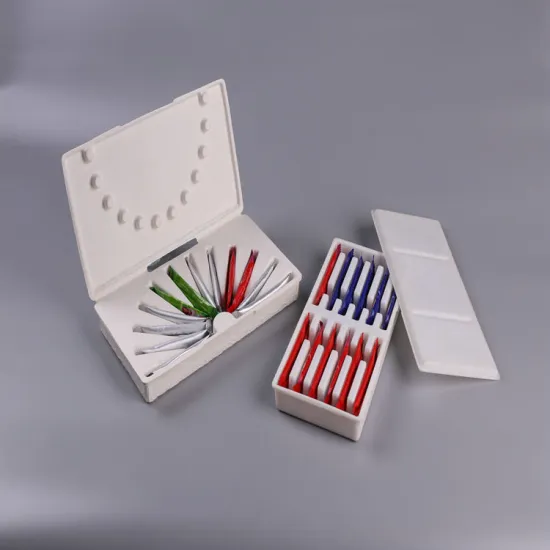 Disposable white sugarcane bagasse custom pulp food box