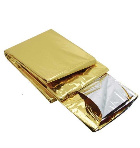 Sơ cứu bằng nhôm Foil Mylar Mền cứu hộ sinh tồn