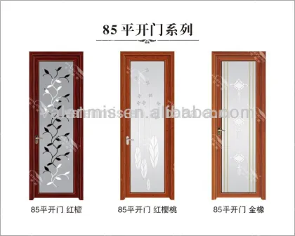 2015 Indoor aluminum alloy glass bathroom door/the kitchen door