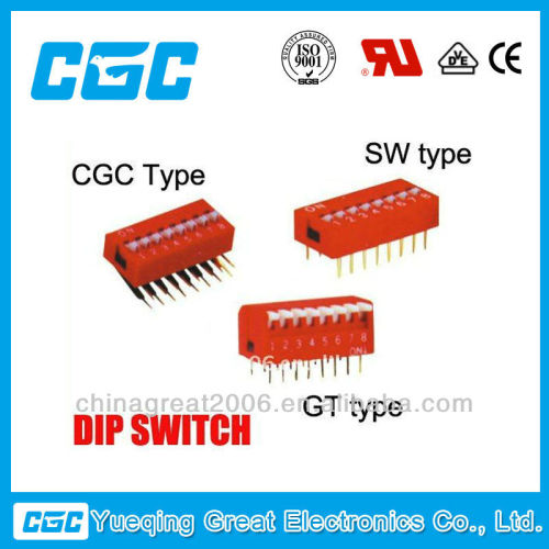 CHINA CGC RED DIP SWITCH CGC/SW/GT TYPE dip switch