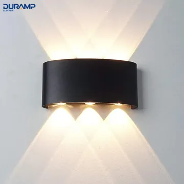 Outdoor Square Aluminum Up Down Wall Lamp