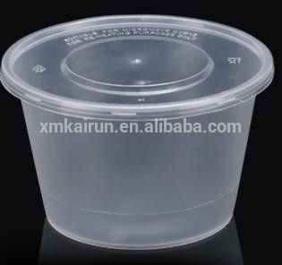 500ml disposable microwave food container/disposable food container microwave safe/disposable microwave pp food container