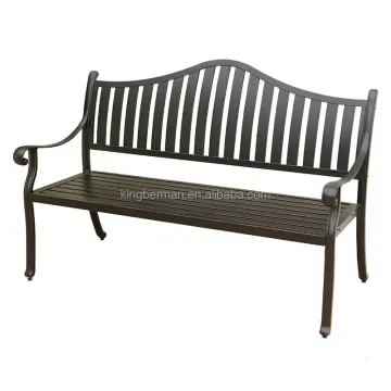 Wrought Iron Long Chair for Garden and Outdoor Furniture