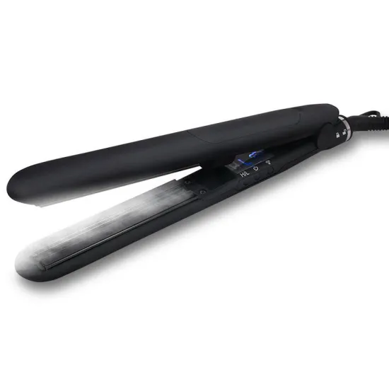 Automatic Atomizing Steam Electric Hair Straightener with Titanium Plates and LED Display