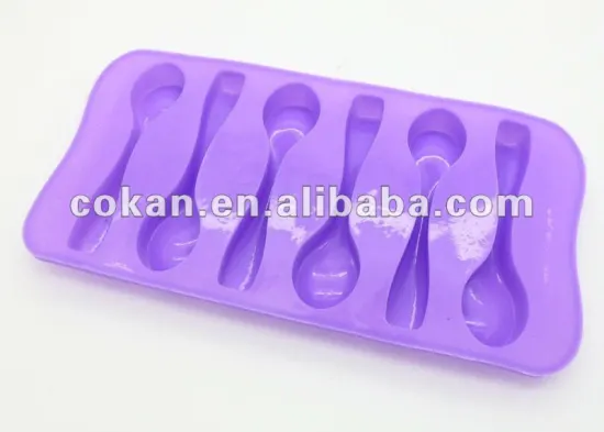 Spoon shape silicone muffin mold CK-SL369