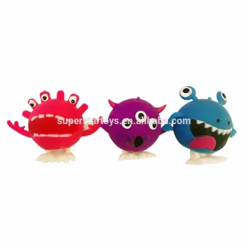 51601206-12 wind up monster toys white feet wind up monster