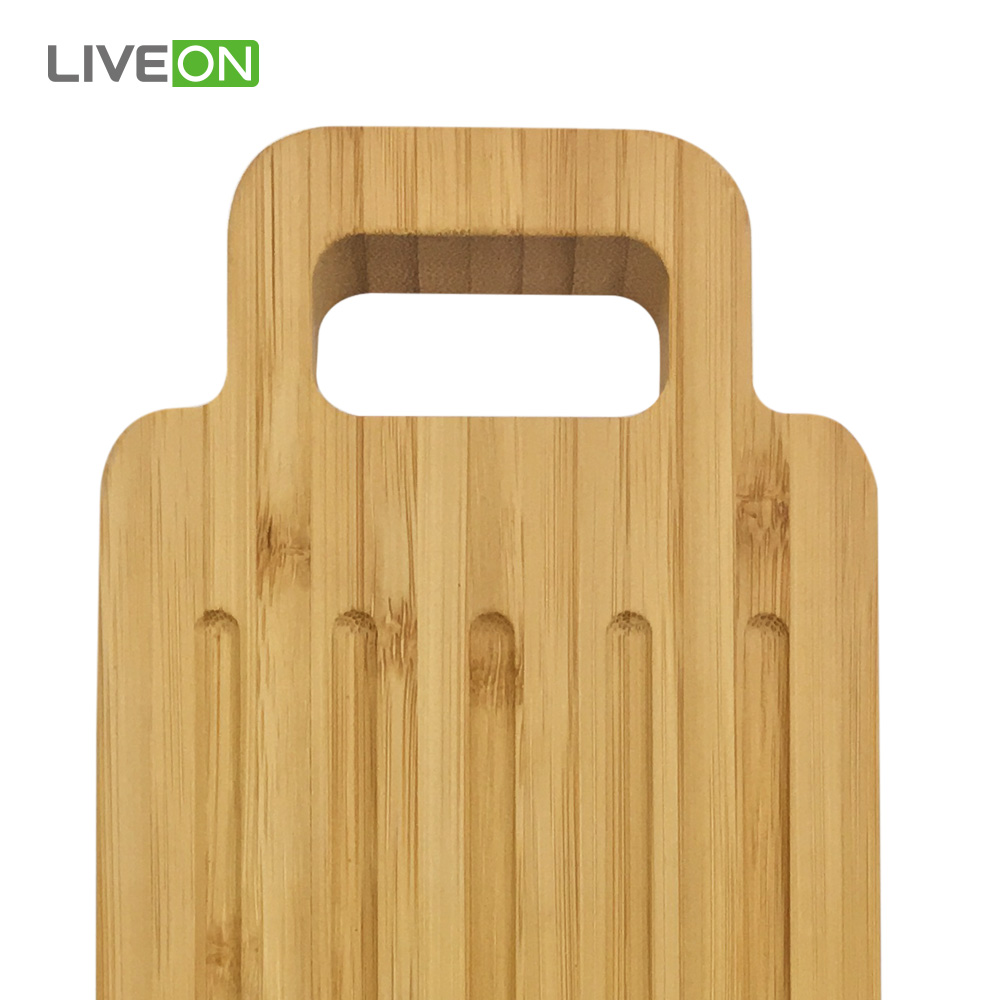 Bamboo bord cu Set de cutit de pâine