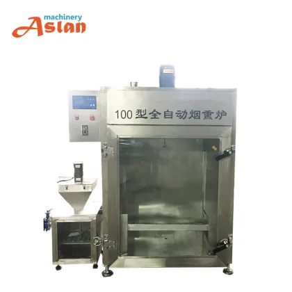 High Efficiency Meat Smoking Machine - Industrial Fish Smoker & Charcoal Smoker Oven