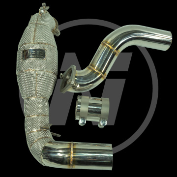 high flow catless exhaust downpipes for Mercedes Benz A35 W177 CLA35 C118 AMG downpipe