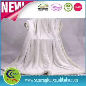 super useful short flush and berber fleece blanket