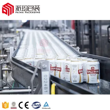 Small Factory Carbonated Beverage Can Filling Production Line