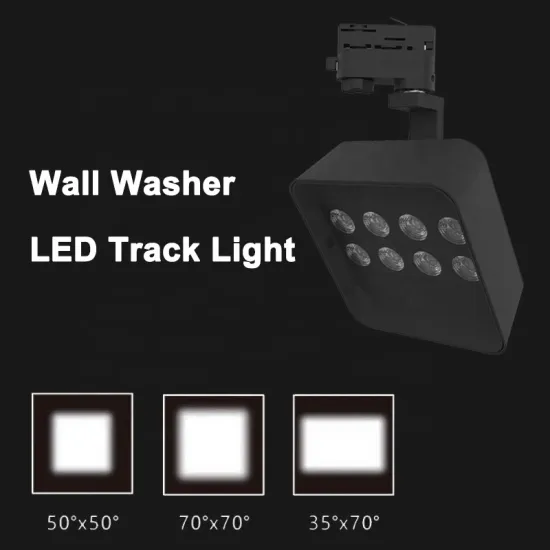 Flicker-Free High Lumens RA>90 LED 30W Square Wall Washer Track Light for Showroom