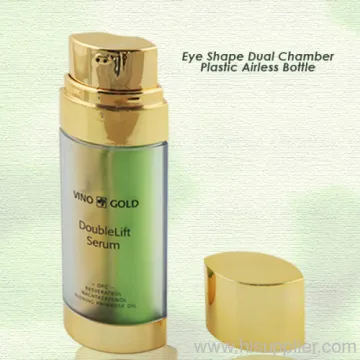 20ml 30ml Plastic Cosmetic Dual Tube Airless Bottle 