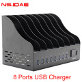 USB 8 Port Ladestation 40W