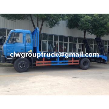 Dongfeng Flatbed Tow รถบรรทุกสำหรับการขนส่งรถยก