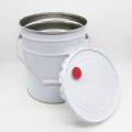 Industrial use metal bucket with spout cap