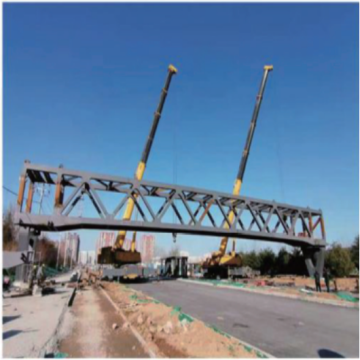 Ponte de aço de estrutura de aço de venda a quente ponte de aço da ponte