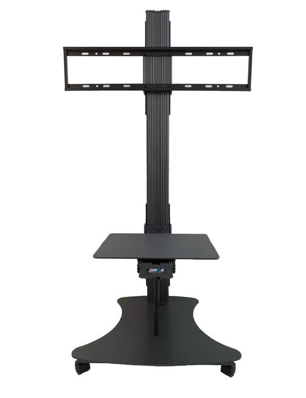Height Adjustable Mobile TV Cart Trolley 100 inch