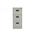 Archivador de 3 cajones vertical de metal con almacenamiento Foolscap